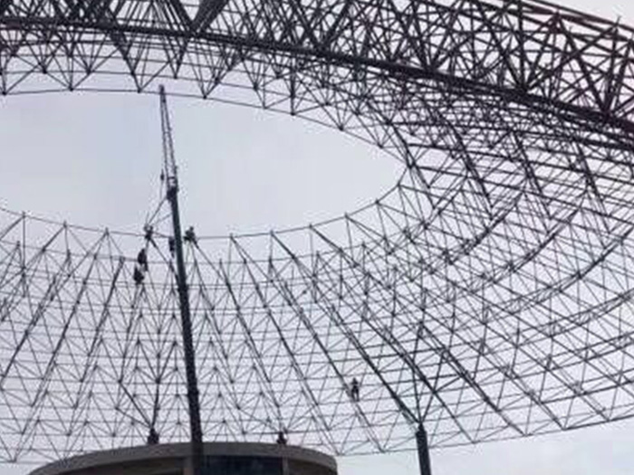 简阳篮球馆球形网架厂家价格