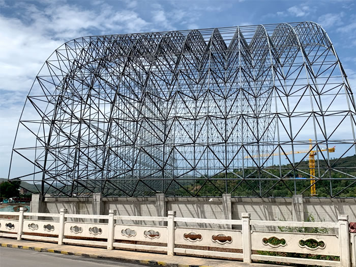 简阳山寨矿储煤棚网架